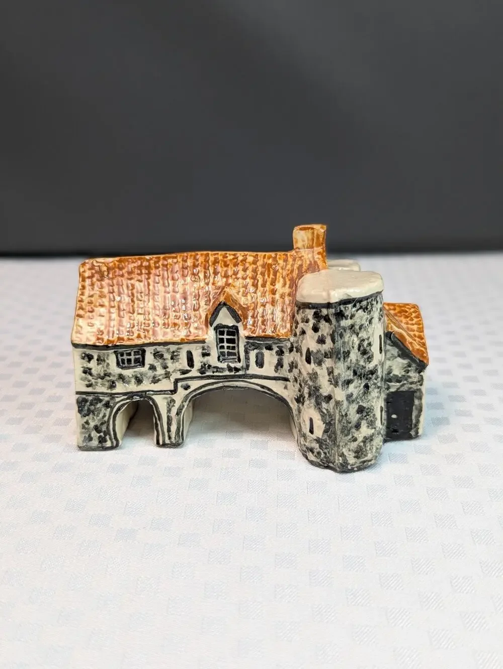 Vintage Tey Pottery Pulls Ferry Norwich Norfolk Britain In Miniature Watergate